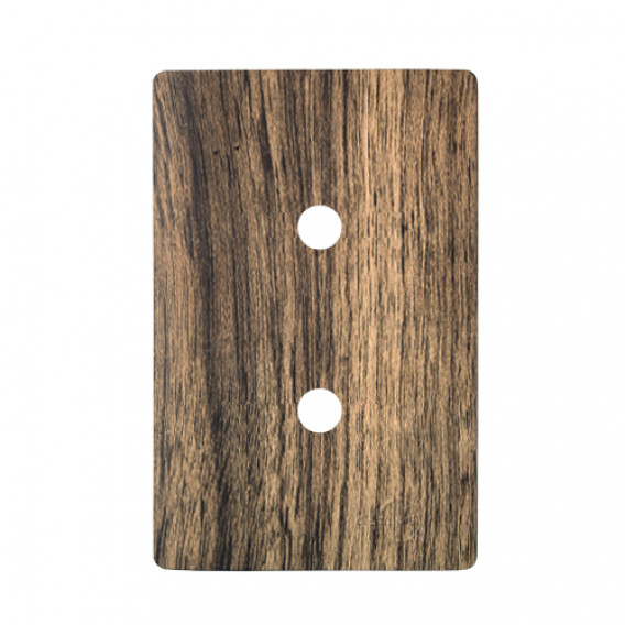 Placa p/ 2 Furos 4x2 - Novara Carvalho Placa p/ 2 Furos 4x2 - Novara Carvalho